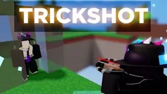 I Made A TRICKSHOT Clutch???????????? (Roblox Bedwars)