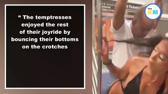 Twerking girls host wild pool party on NYC subway | Viral Video