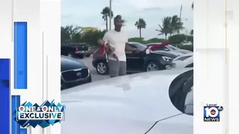 Violent confrontation between a Dania Beach employee and a beachgoer is caught on camera