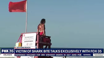 Man bit by shark at Florida beach tells his story - 'It is like a knife'