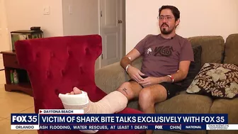 Man bit by shark at Florida beach tells his story - 'It is like a knife'