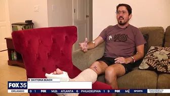 Man bit by shark at Florida beach tells his story - 'It is like a knife'