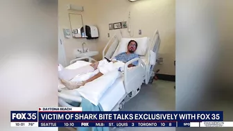 Man bit by shark at Florida beach tells his story - 'It is like a knife'