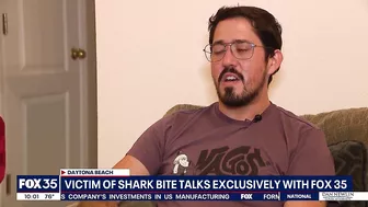 Man bit by shark at Florida beach tells his story - 'It is like a knife'