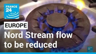 Russia cuts gas supply to Europe: Nord Stream flow to be reduced to 20% Wednesday • FRANCE 24