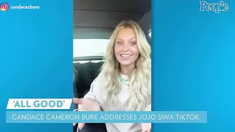 Candace Cameron Bure Addresses JoJo Siwa Calling Her "Rudest Celebrity" in TikTok Video | PEOPLE