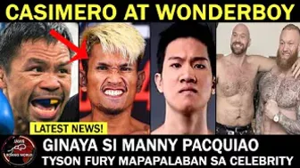 Casimero At Wonderboy Ginaya Si Manny Pacquiao, Tyson Fury Kalaban Celebrity Hafthor Bjornsson