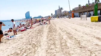 Beach Barceloneta, Barcelona beach walk/ walking Spain best beaches