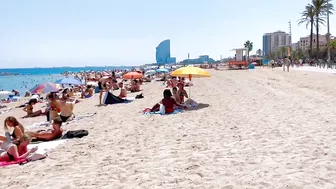 Beach Barceloneta, Barcelona beach walk/ walking Spain best beaches