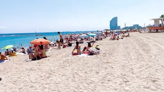 Beach Barceloneta, Barcelona beach walk/ walking Spain best beaches