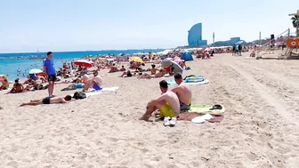 Beach Barceloneta, Barcelona beach walk/ walking Spain best beaches