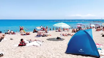 Beach Barceloneta, Barcelona beach walk/ walking Spain best beaches