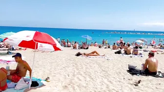 Beach Barceloneta, Barcelona beach walk/ walking Spain best beaches