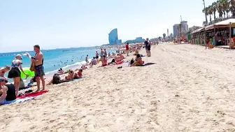 Beach Barceloneta, Barcelona beach walk/ walking Spain best beaches