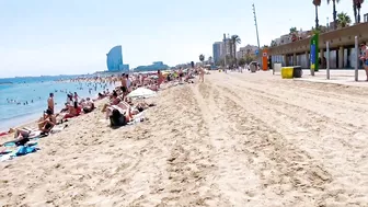 Beach Barceloneta, Barcelona beach walk/ walking Spain best beaches