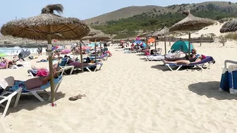 IBIZA Beach Summer - Mesquida One Of The Best Beach On Mallorca Island Life Walking 4K Travel Vlog