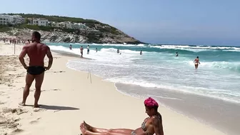 IBIZA Beach Summer - Mesquida One Of The Best Beach On Mallorca Island Life Walking 4K Travel Vlog