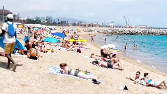 Barcelona beach walk, beach Barceloneta????walking Spain best beaches