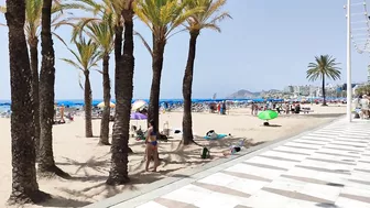 BENIDORM ???????? LEVANTE BEACH JULY 2022 Costa Blanca SPAIN Walking Tour 4K