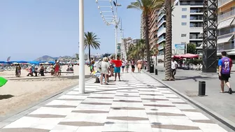 BENIDORM ???????? LEVANTE BEACH JULY 2022 Costa Blanca SPAIN Walking Tour 4K