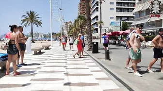 BENIDORM ???????? LEVANTE BEACH JULY 2022 Costa Blanca SPAIN Walking Tour 4K