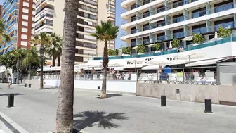 BENIDORM ???????? LEVANTE BEACH JULY 2022 Costa Blanca SPAIN Walking Tour 4K