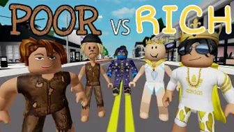 BROOKHAVEN, BUT POOR VS RICH | Funny Moments | Roblox