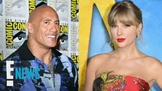 How Dwayne Johnson Supports Taylor Swift's Re-Recorded Music | E! News