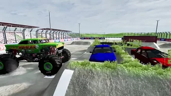 History of CAR CRUSHING in Monster Jam/Monster Truck Games