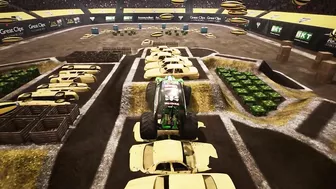 History of CAR CRUSHING in Monster Jam/Monster Truck Games