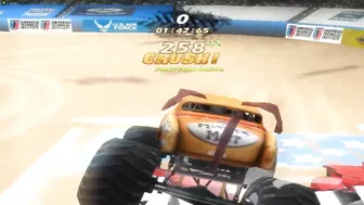 History of CAR CRUSHING in Monster Jam/Monster Truck Games