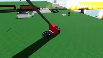 ROBLOX Destroy the bridge and crash the train!