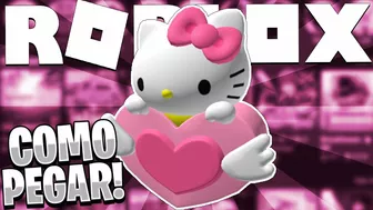 ITEM GRÁTIS! COMO PEGAR A MOCHILA GRÁTIS DA HELLO KITTY! ROBLOX