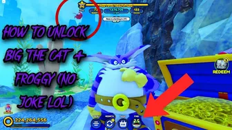 How to UNLOCK BIG THE CAT + FROGGY in Sonic Speed Simulator [Roblox]