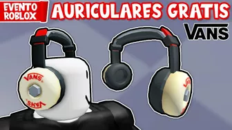 CONSIGUE AURICULARES VANS SKATE GRATIS en ROBLOX | EVENTO ROBLOX MUNDO VANS