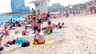 Barcelona beach walk, beach Sant Miquel/walking Spain best beaches