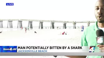 Man possibly bitten by a shark at Jacksonville Beach