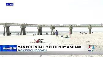 Man possibly bitten by a shark at Jacksonville Beach