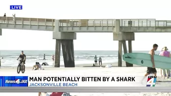 Man possibly bitten by a shark at Jacksonville Beach