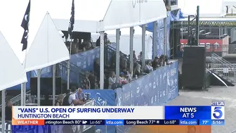 Vans U.S. Open of Surfing kicks off in Huntington Beach