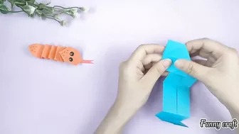 Fold A Snake From Paper | DIY Funny Fingers