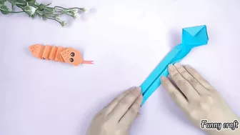 Fold A Snake From Paper | DIY Funny Fingers