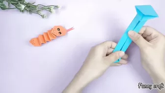 Fold A Snake From Paper | DIY Funny Fingers