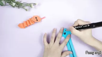 Fold A Snake From Paper | DIY Funny Fingers