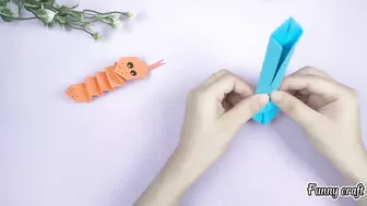 Fold A Snake From Paper | DIY Funny Fingers