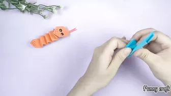 Fold A Snake From Paper | DIY Funny Fingers