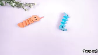 Fold A Snake From Paper | DIY Funny Fingers