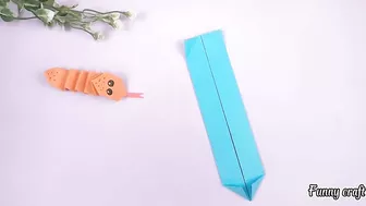 Fold A Snake From Paper | DIY Funny Fingers