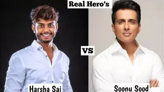 Harsha sai vs Sonu sood || Real Hero's || Telugu || Hindi #harshasai #soonusood @Celebrity Studio