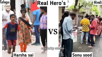 Harsha sai vs Sonu sood || Real Hero's || Telugu || Hindi #harshasai #soonusood @Celebrity Studio